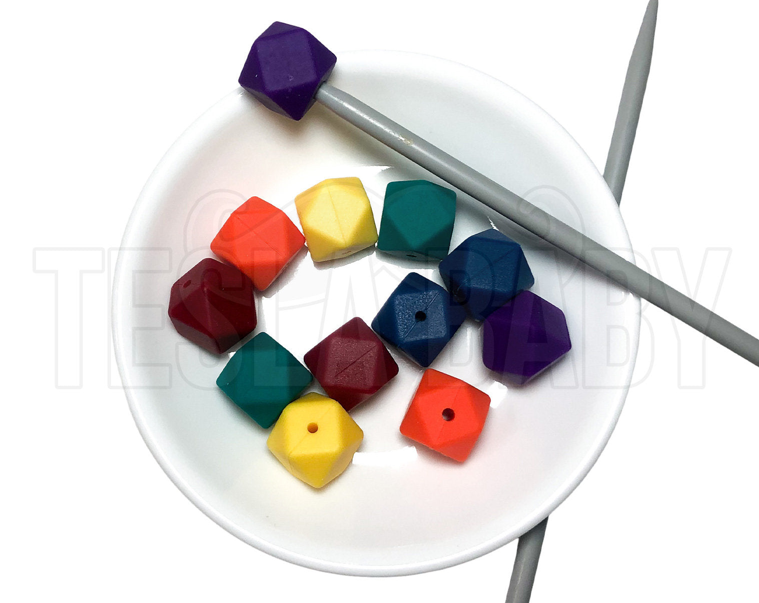 Knitting Needle Stoppers - Warm Colors - Beader Caps - Beader Tips - B –  Tesla Baby