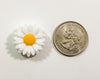 Silicone Daisy Beads (White and Yellow) - Bulk Silicone Beads Wholesale - DIY Jewelry