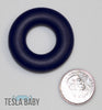 Yellow Silicone Ring Beads Pendant - Seamless Silicone Donut Beads