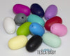 5-15 Grape / Oval Silicone Beads - Seamless Silicone Beads in 14 Colors