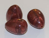 Ruby Metallic Silicone Egg / Teardrop - 1 in x 3/4 in