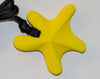 Silicone Starfish Teether / Pendant in Yellow
