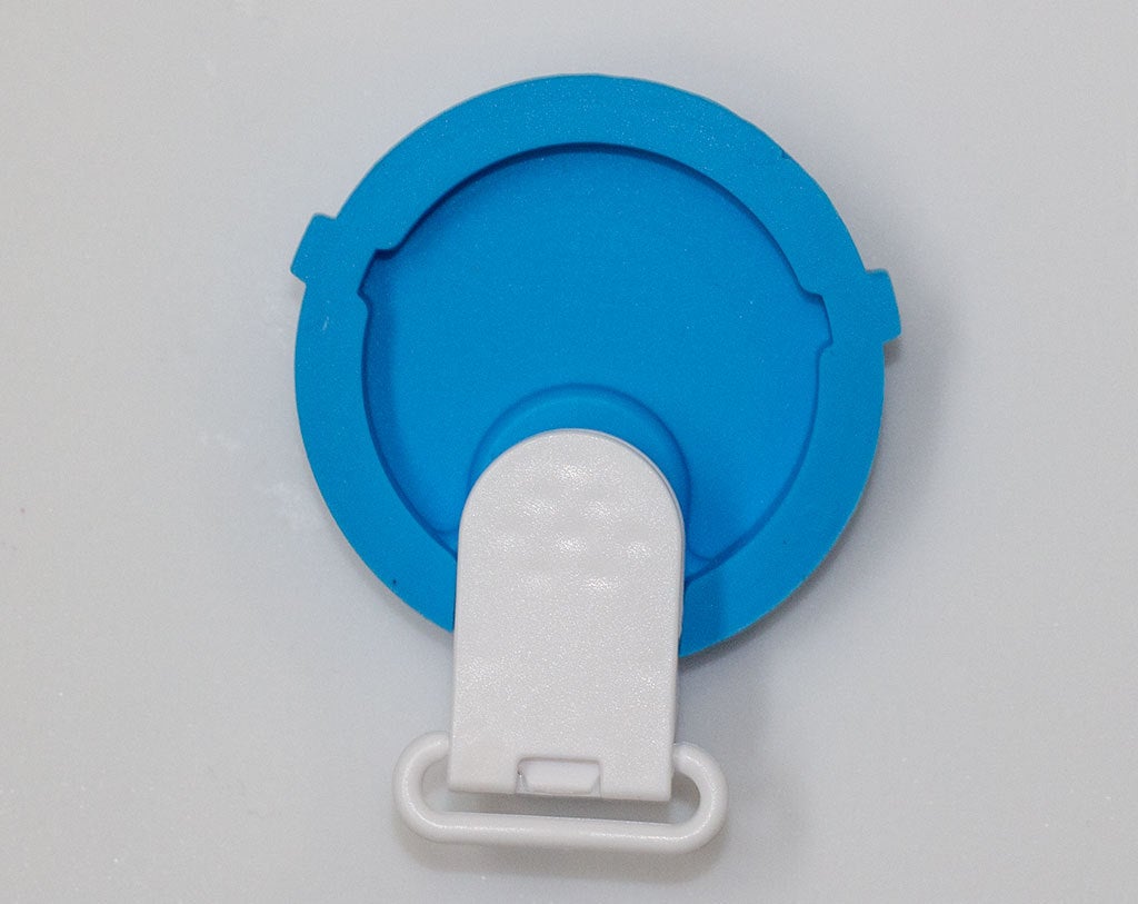 Ninja Pacifier Clip - Blue - Silicone