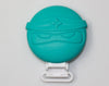 Ninja Pacifier Clip - Teal - Silicone
