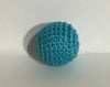 0.78" / 20 mm Crochet Wood Bead in Teal (5906)