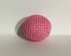 1.06" / 27 mm Crochet Wood Bead in Md Pink (23)
