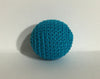 0.51" / 13 mm Crochet Wood Bead in Dk Teal (03)
